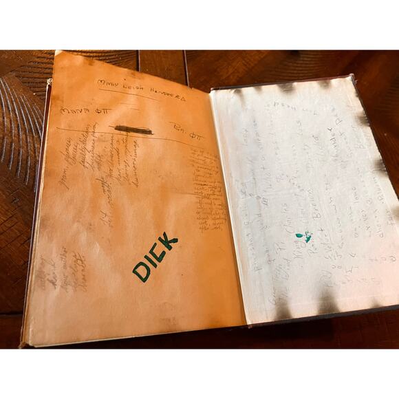 Plain English Handbook 1939 Harcover Vintage Book, Doodles, Graffiti, Burn (?) - Picture 7 of 9